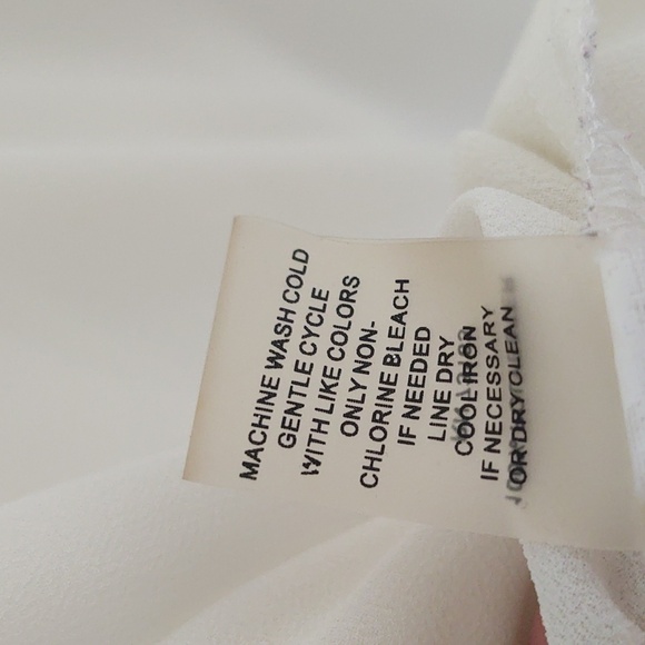 Spense White Button Down Blouse Sz M - Picture 6 of 6